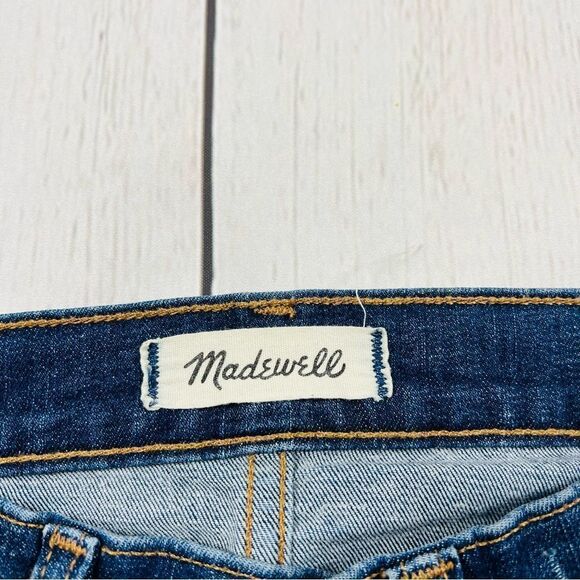 Madewell 9” High Rise Skinny  Factory Destroyed Jeans Size 27 - Picture 5 of 10